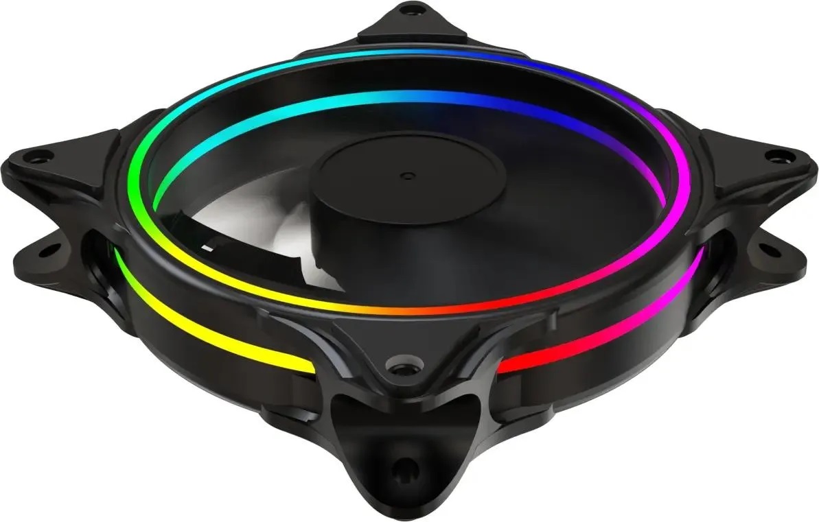 Вентилятор Bloody BD-CF120ARGB3-BK (120x120x25mm, Hydro, 600-1600rpm, 11-26dBa, 4pin, PWM, ARGB LED, black) RTL