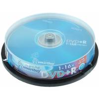 Диск DVD+R Smartbuy (4.7Gb, 16x, 10шт., cake box)