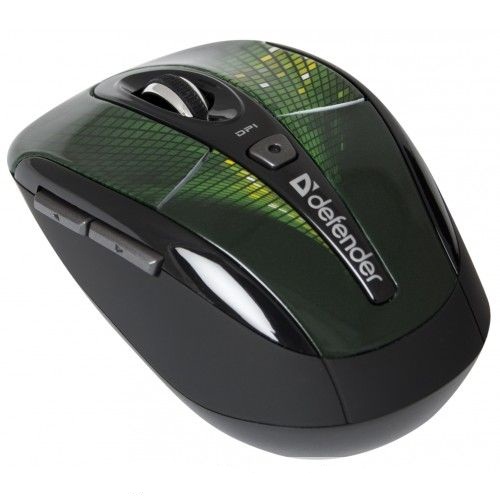 Мышь беспроводная Defender To-GO MS-585 Nano (Disco Green, 5кн+кл, 1600dpi)
