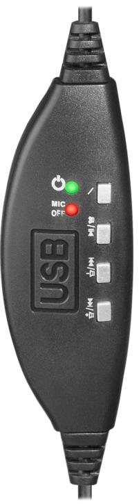 Гарнитура Defender GRYPHON 750U (полноразмерные закрытые, подключение по USB, c микрофоном, 1.8m, black)