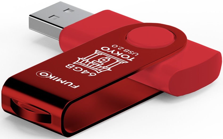 Флеш накопитель USB 2.0 64Gb FUMIKO TOKYO (FTO-15, 30MB/s, red)