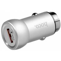 Зарядное устройство от прикуривателя hoco Z4 QC2.0 (12/240V - USB, 1 USB разъём, 2.1А max, QC2.0, silver)