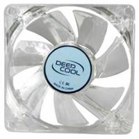 Вентилятор DeepCool Xfan 80L/B (80x80x25мм, 3+4pin, 20dB, 1800об/мин) Blue LED