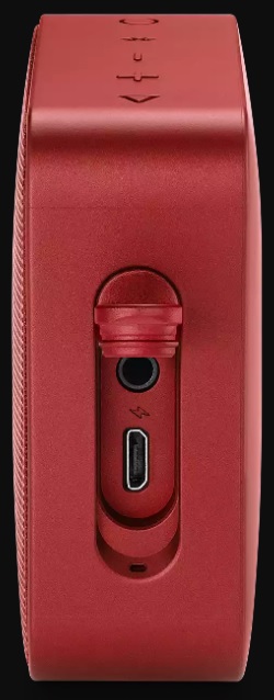 Колонка JBL GO 2 (3W, портативная, аккумулятор 730mAh, до 5ч, Bluetooth v.4.1, микрофон, громкая связь, AUX, защита от воды, ruby red)