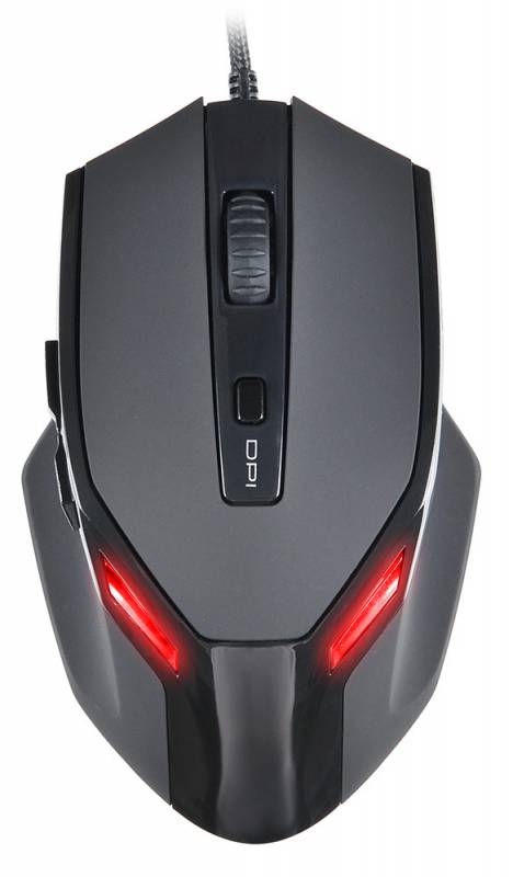 Мышь Oklick PREDATOR 835G (USB, optical, 3200dpi, игровая, black)