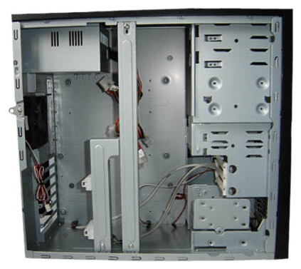 Корпус Inwin J-523 (Black), USB, Audio, w/o PSU