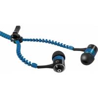 Наушники Defender ZigZag (затычки, для мобильный устройств, с микрофоном, 1.1m, blue)
