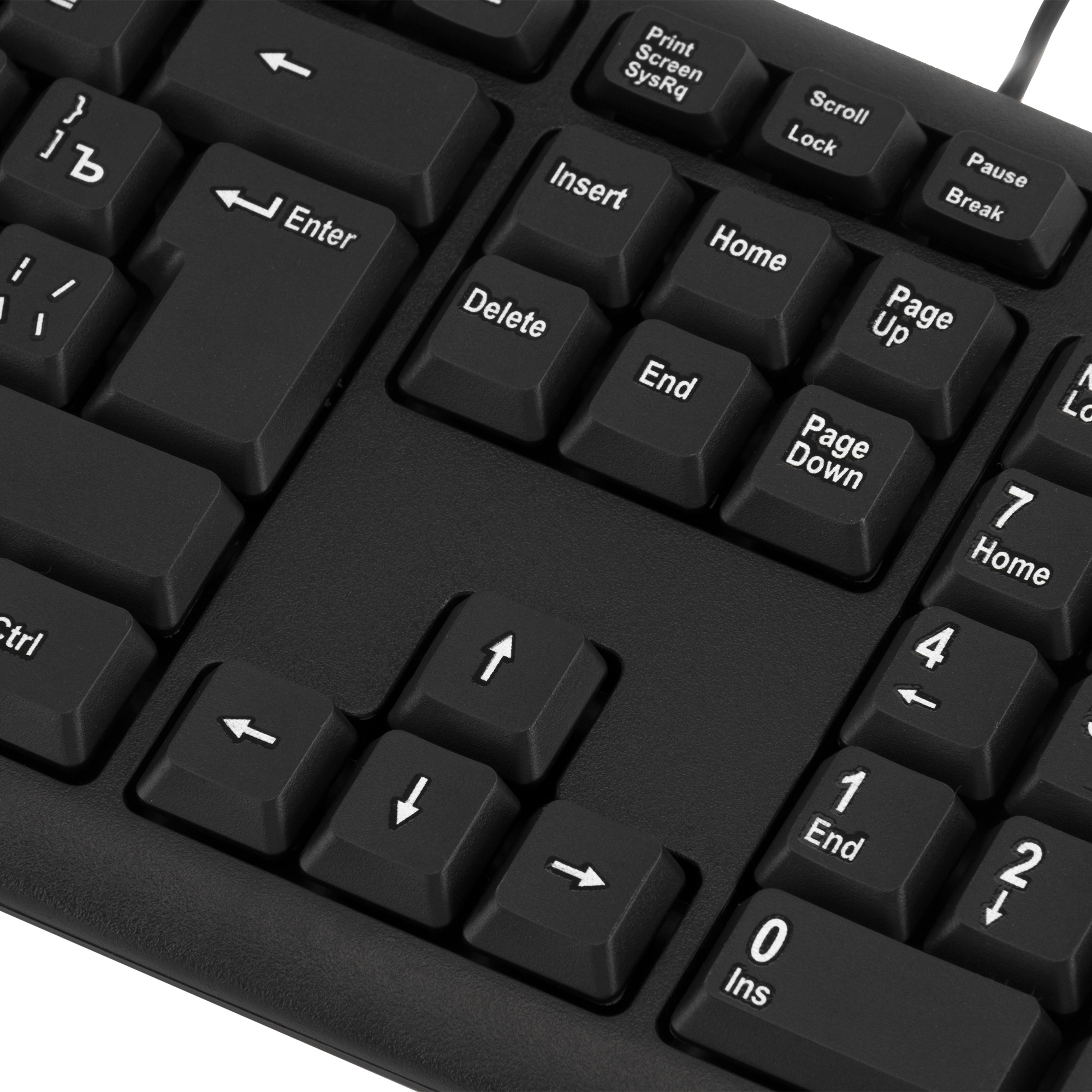 Клавиатура Oklick 180M (USB, влагоустойчивая, 1.6m, black)