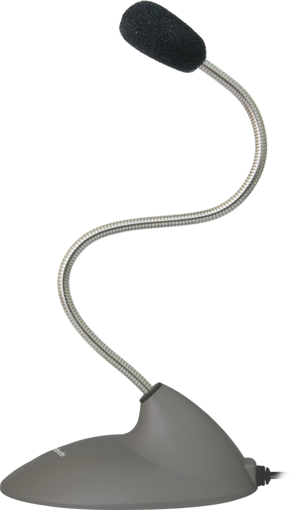Микрофон Defender MIC-111 (настольный, 1.5m, grey-silver)