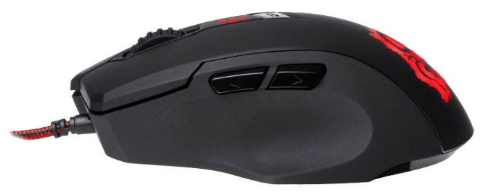 Мышь Oklick DRAGON 725G (USB, optical, 2400dpi, игровая, black)