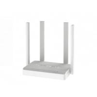 Роутер Keenetic Extra (KN-1711) (300/867Mbps, 2.4/5GHz, 4 ports, 100Mbps, 4 внешние несъёмные антенны 5dBi, USB, USB Printer/FTP Server/3G/4G/LTE, grey-white)