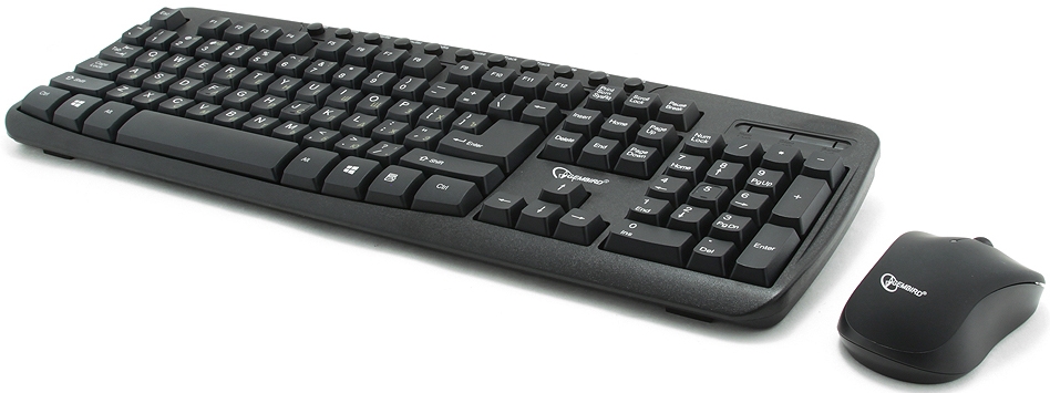 Клавиатура+мышь беспроводные Gembird KBS-7003 (black)