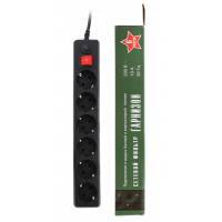 Сетевой фильтр Гарнизон (EHLB-5, 5 розеток, 1.4 метра, black) RTL