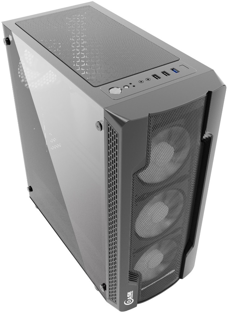 Корпус Powercase Mistral X4 Mesh (CMIXB-F4) (без БП, ATX, USB3.0, 4x Fan, black)
