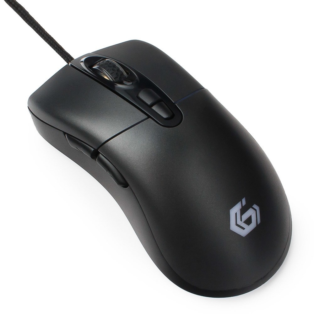 Мышь Gembird MG-550 (USB, optical, 3200dpi, игровая, 1.75m, black)