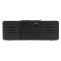 Колонки Oklick OK-30 (6W, портативные, аккумулятор 600mAh, Bluetooth, микрофон, громкая связь, AUX, USB, MicroSD до 32Gb, FM, MP3, black)