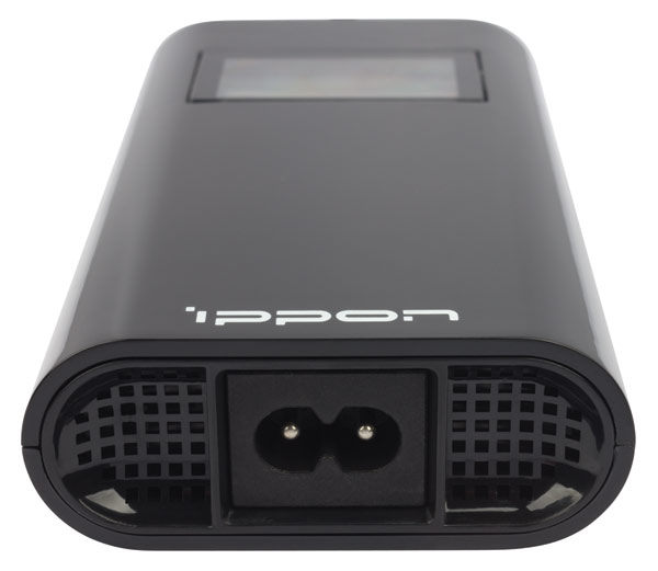 Зарядное устройство для ноутбука Ippon D90U (вход 110-220V, выход 15-19.5V (автоопределение), USB 2A, 90W, black)