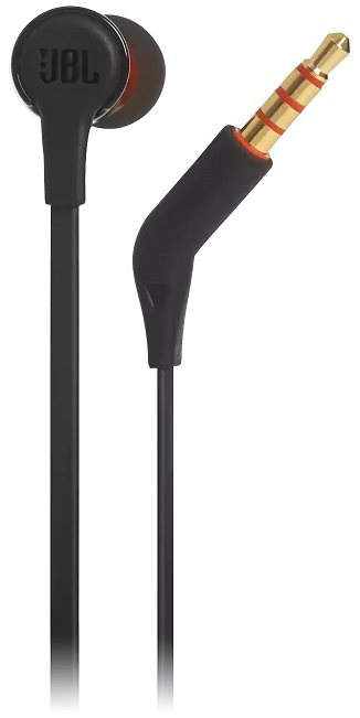Наушники JBL TUNE 210 (затычки, для мобильных устройств, с микрофоном, 1.2m, black)