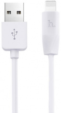 Кабель USB 2.0 Am - Lightning 1.0m (X1 Rapid, 2.4A, быстрая зарядка, white) hoco