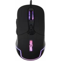 Мышь Oklick RACER 965G (USB, optical, 2400dpi, игровая, подсветка, soft-touch, 1.5m, black)