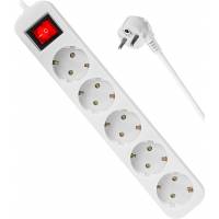 Сетевой удлинитель Defender S530 (5 розеток, 3 метра, 10A, white) OEM