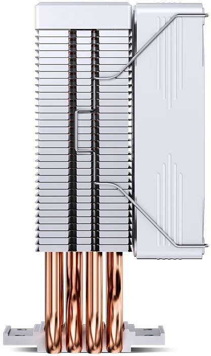 Вентилятор JONSBO CR-1300 EVO Color (1150/1151/1155/1156/1200/1700/AM4/AM5, 90mm, Al, 800-2000rpm, <28dBa, 4 тепловые трубки, DTH, 4pin, 130W, rainbow LED, white) RTL