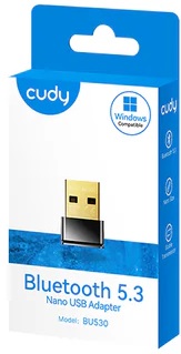 Bluetooth USB Adapter CUDY BU530 (Bluetooth 5.3, black)