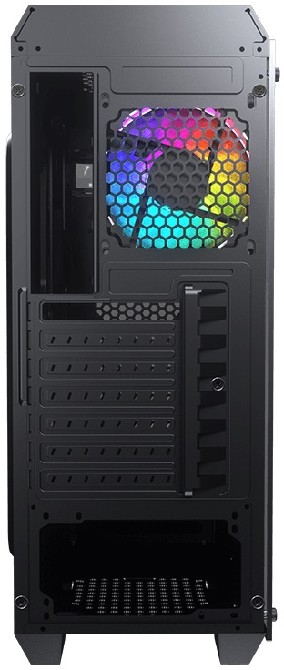 Корпус Cougar MX331 Mesh-G (без БП, ATX, USB3.0, RGB, black)