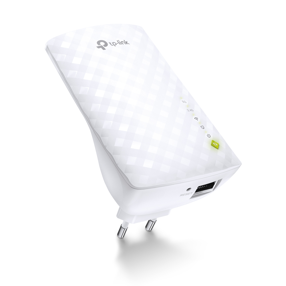 Усилитель беспроводного сигнала TP-LINK TP-LINK RE200 (750Mbps, 2.4/5GHz, 1 port, 100Mbps, 3 внутренние антенны, 20dBM, white)