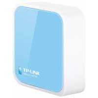 Точка доступа TP-LINK TL-WR702N (150Mbps, 2.4GHz, 1 port, 100Mbps, питание от micro USB, внутренняя антенна, white-blue)