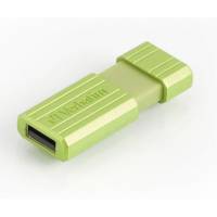 Флеш накопитель USB 2.0 16Gb Verbatim PinStripe (49070, green)