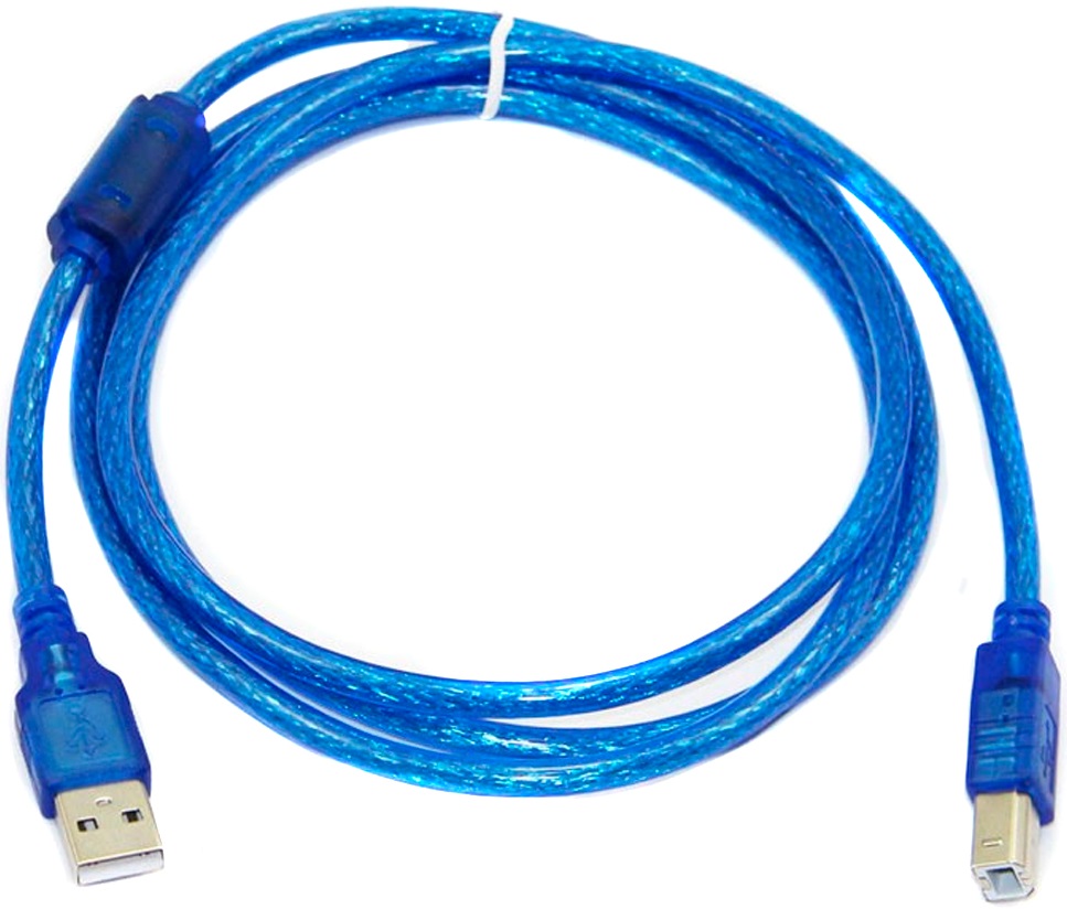 Кабель USB 2.0 Am - Bm 1.5m (FMA02-01, blue) FUMIKO