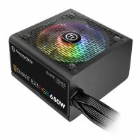 Блок питания Thermaltake 650W (Smart BX1 RGB 650W, 80+ Bronze, 120mm, 20+4+4+4pin, 2*PCI-E 6+2pin, 6*SATA, 4*HDD, 1*FDD) RTL