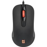 Мышь Defender Ultra Classic MB-280 (USB, optical, 1000dpi, подсветка, soft-touch, black)