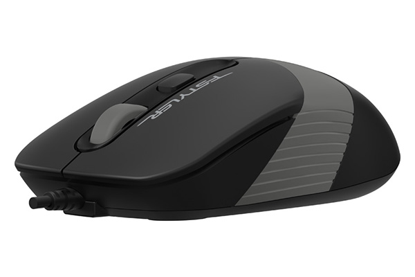 Мышь A4Tech Fstyler FM10 (USB, optical, 1600dpi, 1.5m, black-grey)