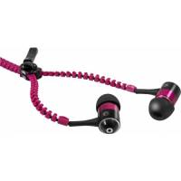 Наушники Defender ZigZag (затычки, для мобильных устройств, с микрофоном, 1.1m, pink)