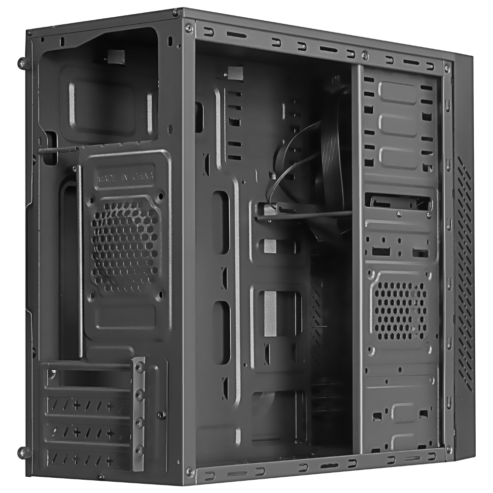 Корпус GINZZU D370 (без БП, mATX, RGB, black)