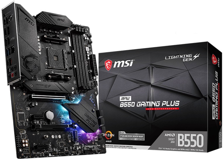 Материнская плата MSI MPG B550 GAMING PLUS (AM4, ATX) RTL