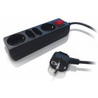 Сетевой фильтр PC Pet (AP02009-1.8-BK, 4 розетки, 1.8 метра, black) OEM