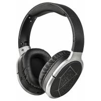 Гарнитура QUMO Excellence BT 0032 (накладная закрытая, беспроводная, Bluetooth 4.2, с микрофоном, до 9 часов работы от батареи, игровая, подсветка, black-gray)