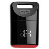 Флеш накопитель USB 2.0 8Gb Silicon Power Touch T06 (SP008GBUF2T06V1K, black)
