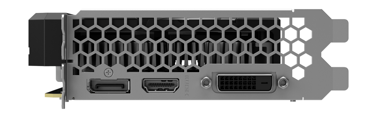 Видеокарта Palit GF GTX1650 SUPER STORMX OC 4Gb (128bit, GDDR6, DVI+HDMI+DP) RTL