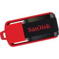 Флеш накопитель USB 2.0 8Gb SanDisk Cruzer Switch (SDCZ52-008G-B35, black-red)