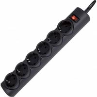 Сетевой фильтр Defender DFS 153 (6 розеток, 3 метра, black) RTL