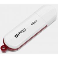 Флеш накопитель USB 2.0 64Gb Silicon Power LuxMini 320 (SP064GBUF2320V1W, white)