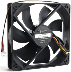 Вентилятор Gembird D12025HM-3 (120x120x25mm, Hydro, 35dBa, 3pin, black) OEM
