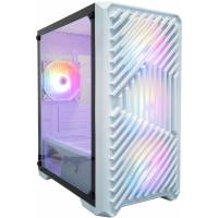 Корпус 1STPLAYER TRILOBITE T5 (T5-WH-4F1-W, без БП, mATX, USB3.0, white)