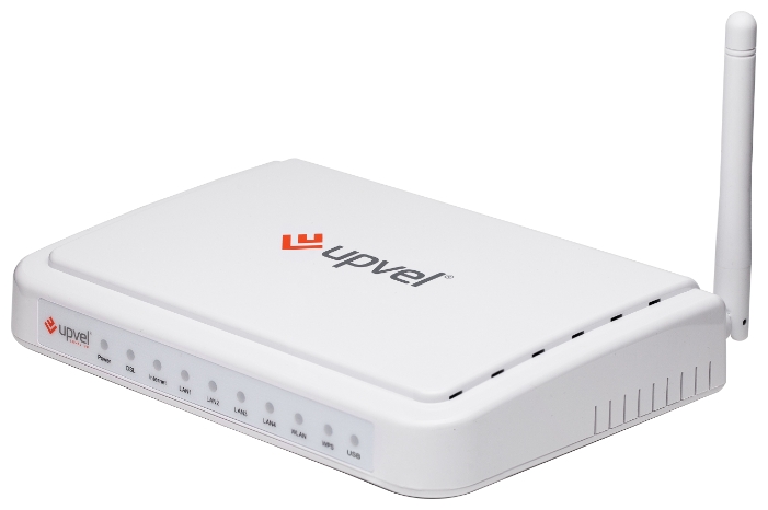 Роутер UPVEL UR-344AN4G (150Mbps, 802.11n/g/b, ADSL/ADSL2+, USB Printer/FTP Server/3G/4G,  4*100 Mbps)