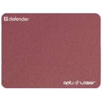 Коврик для мыши Defender Silver opti-laser (red, пластиковый, 220x180x0.4mm)