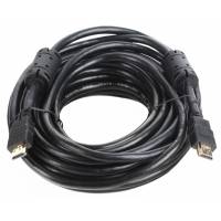 Кабель HDMIm-HDMIm 10м (APC-014-100, ver. 1.4b, Ethernet+3D, позолоченные разъёмы, 2 ферритовых фильтра, чёрный) 5bites